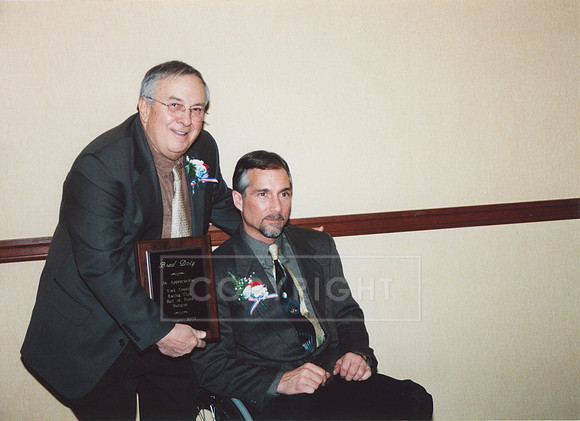 Paul Miller and Brad Doty YCRC Hall of Fame Banquet 2002