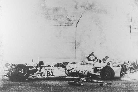 #81 Ronnie Duman Fatal and #37 Norm Brown Serious Burns at Milwaukee