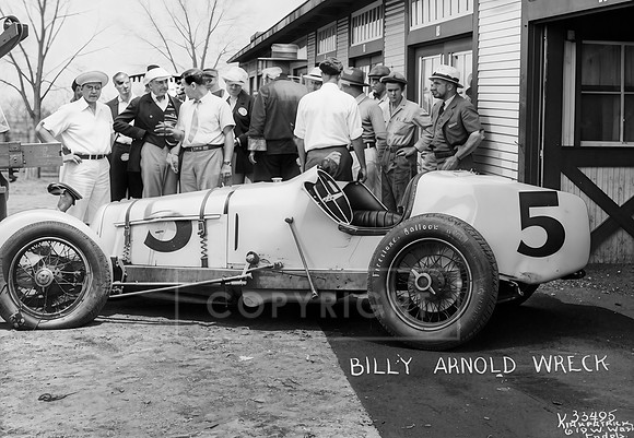 #5 Billy Arnold Wreck at Indianapolis