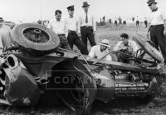 Frank McGurk Qualifying Wreck at Indianapolis