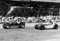 #3 Chet Miller and #26 Billy DeVore at Indianapolis