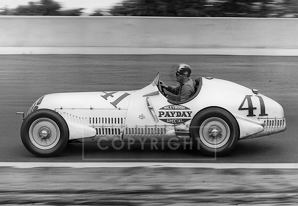#41 Harry McQuinn at Indianapolis