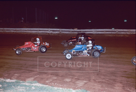 #50 Jack Hewett, #3 Gary Patterson and #66 Steve Smith at Lincoln-4