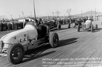 #1 Ted Horn Offy, #12 Walt Brown Milt Marion Offy and #29 Joie Chitwood Ralph Malamud Offy at Reading-2
