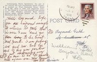 Indianapolis Motor Speedway Postcard (back)