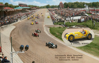 Indianapolis Motor Speedway Postcard (front)