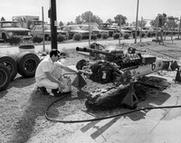 #6 A.J. Foyt Car Maintenance Indianapolis Motor Speedway 1969