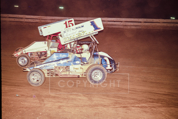 #1 Lynn Paxton and #15 Lee James at Lincoln-6