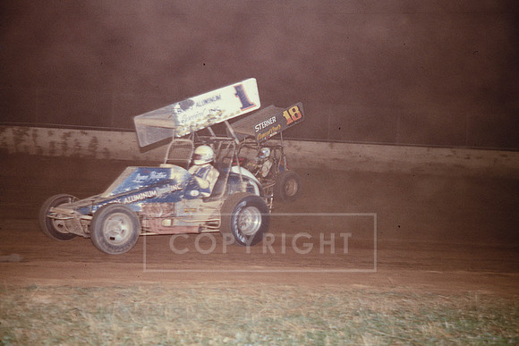 #1 Lynn Paxton and #18 Dub May at Penn National-6