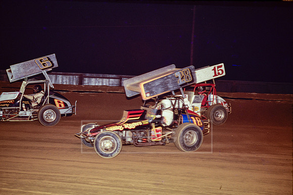 #6 Daryl Shaffer, #18 Dub May and #15 Lee James at Williams Grove-7
