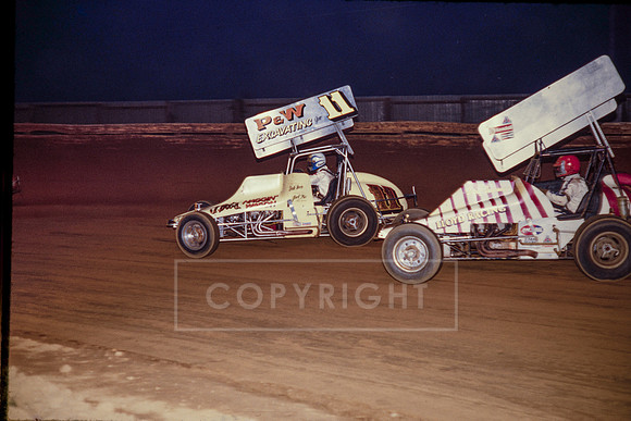 #11 Jim Edwards and #56 Smokey Snellbaker at Williams Grove-6