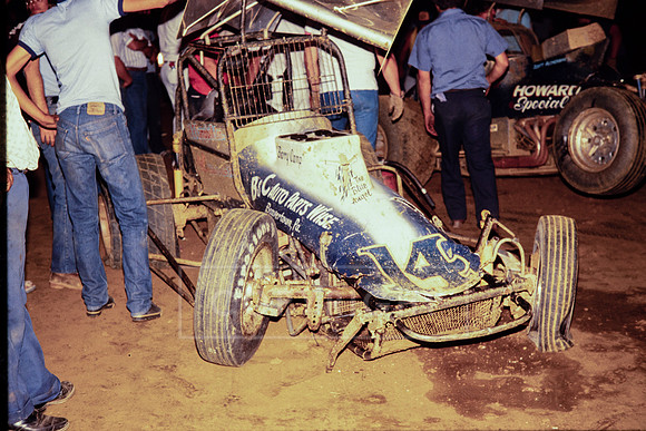 #14 Barry Camp Wreckage at Williams Grove-5