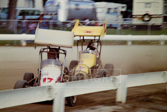 #17 Smokey Snellbaker and #X Lou Fray at York Fairgrounds-9
