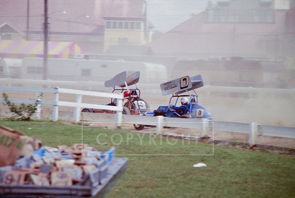 #19 Ronnie Dunstan and #0 Harry Benjamin at York Fairgrounds-9