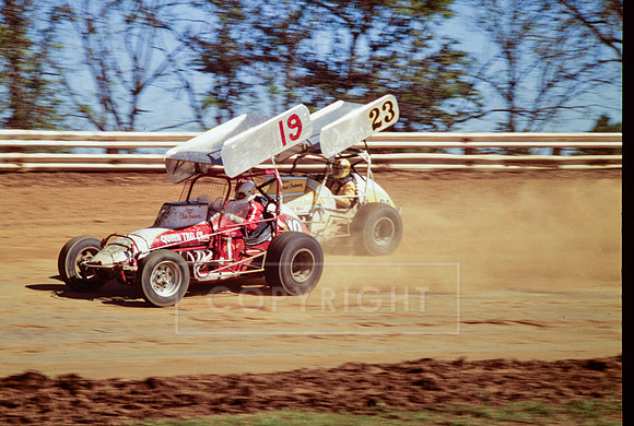 #19 Steve Travers and #23 Jack Sodeman at Williams Grove-9