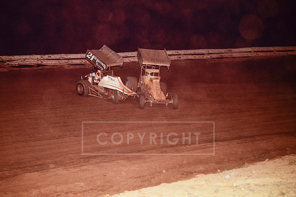 #21B Dave Brown and #2 Steve Siegel Wreck at Lincoln-7