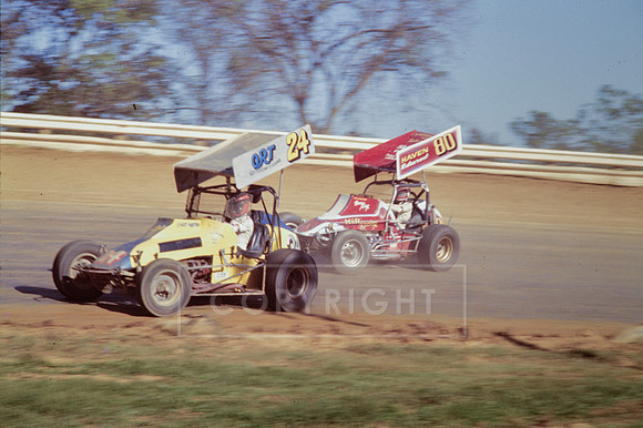 #24 Larry Morton and #80 Barry King at Williams Grove-8