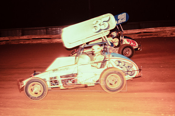 #35 Jay Myers and #29 Jim Edwards at Williams Grove-5