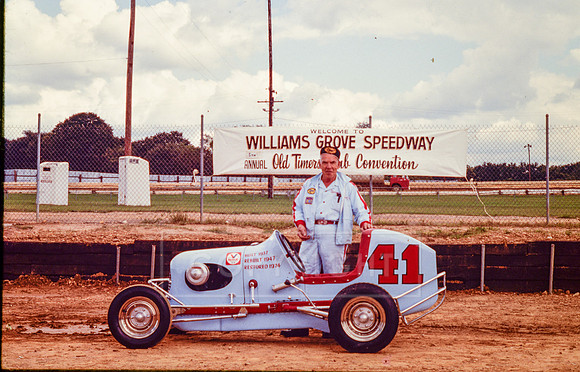 #41 Barney Burnes Cycle Midget WGOT at Williams Grove-8