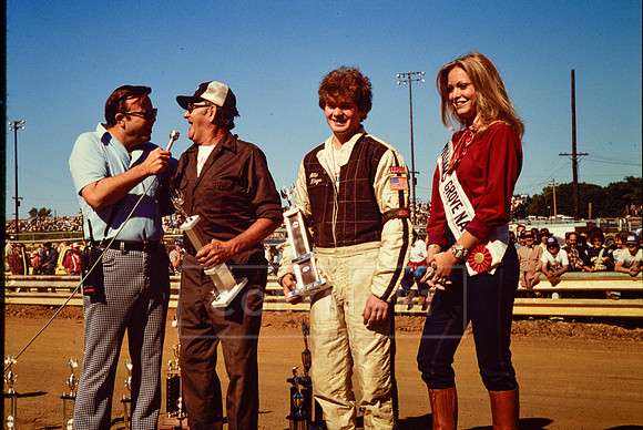Allen Klinger, Jack Gunn, Frank Lucas and Miss National Open at Williams Grove-9