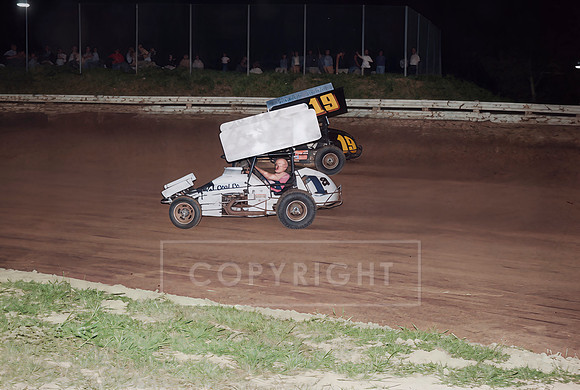 #1a Bobby Allen and #19 Kenny Slaybaugh at Lincoln-4