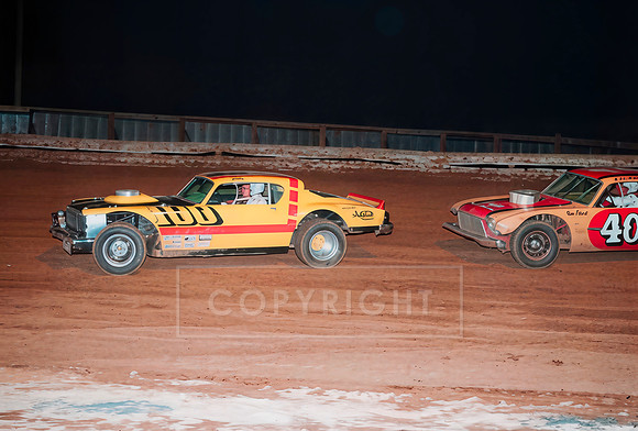 #100 Larry Gorman and #40 Tom Peck at Williams Grove