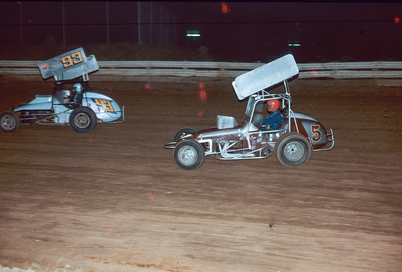 #93 Dick Ruth and #5 Dave Haines at Lincoln-5