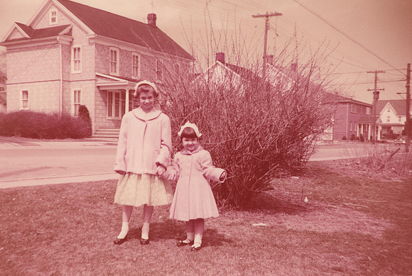 Bernadine and Vera Alban 1956