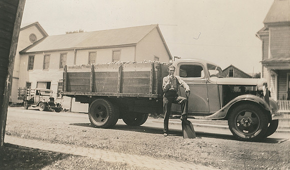 John Alban and Coal Truck_
