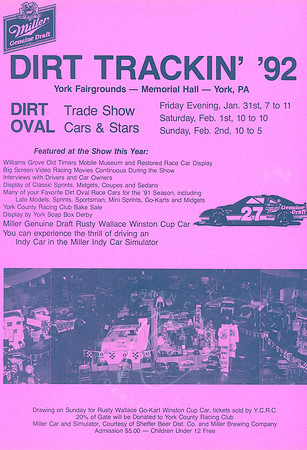 Dirt Trackin 92 Flyer 1992