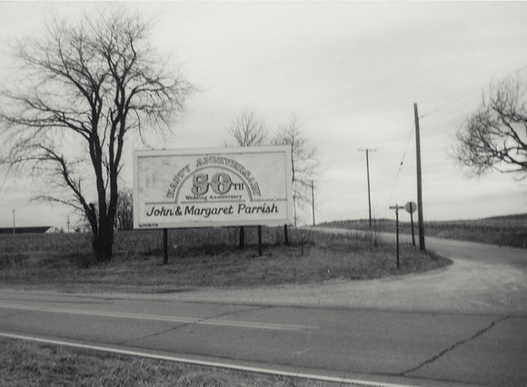 John & Margaret 50th Anniv Billboard March 1984-2