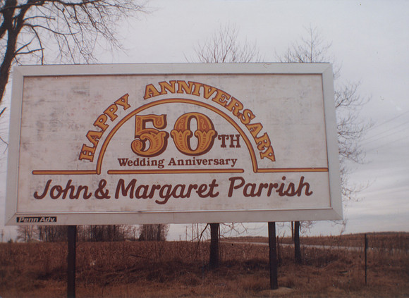 John & Margaret 50th Anniv Billboard (4)