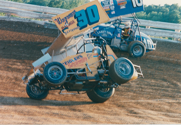 #30 Mike Zeigler and #10 Bobby Davis Jr. Lincoln 6-4-88