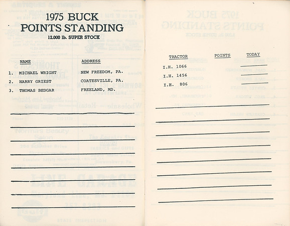 Tractor Pull on Ryer Farm Program August 16 1975 (7)