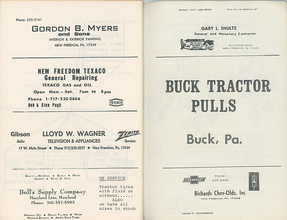 Tractor Pull on Ryer Farm Program August 16 1975 (20)