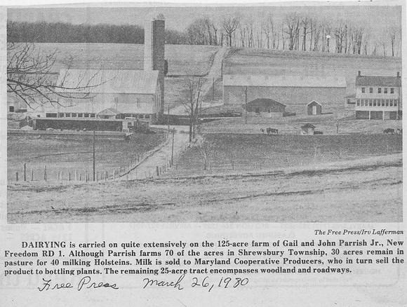 Dairying Newspaper Photo