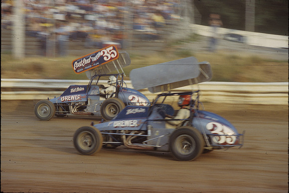 #35 Jay Myers (outside) and #35 Ronnie McBee (inside)