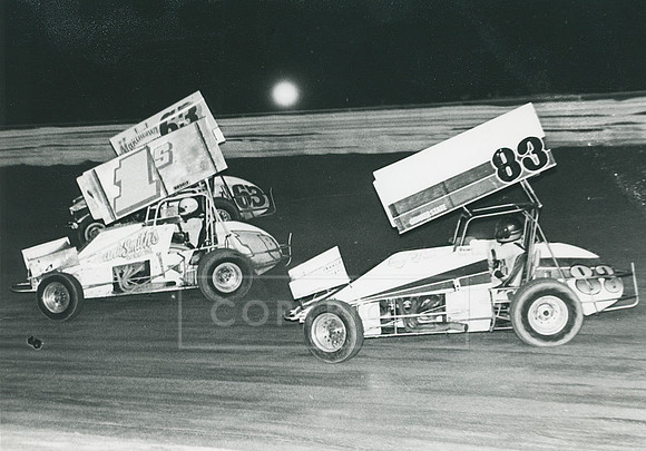 #63 (Unknown), #1S (Unknown) and #83(Unknown) Sprint Cars