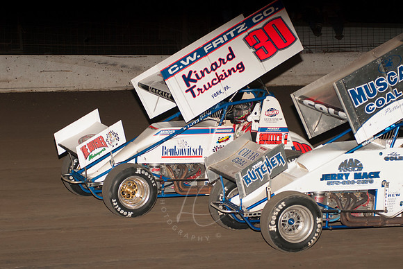 #30 Doug Esh and #35 Alan Cole