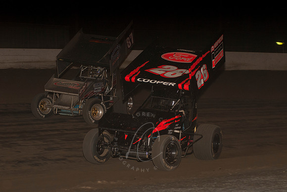 #87 Alan Krimes and #26 Pat Cooper
