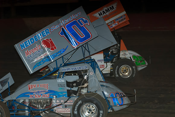 #10N Niki Young and #25 Lance Dewease