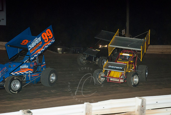 #99 Joe Trone Jr, #77 Derek Locke and #23 Todd Rittenhouse
