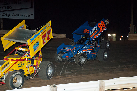 #99 Joe Trone Jr, #77 Derek Locke and #23 Todd Rittenhouse