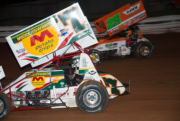#7 Keith Kauffman and #25 Lance Dewease