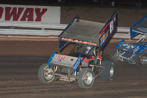 #8M Chris Meleason and #07 Mark Coldren