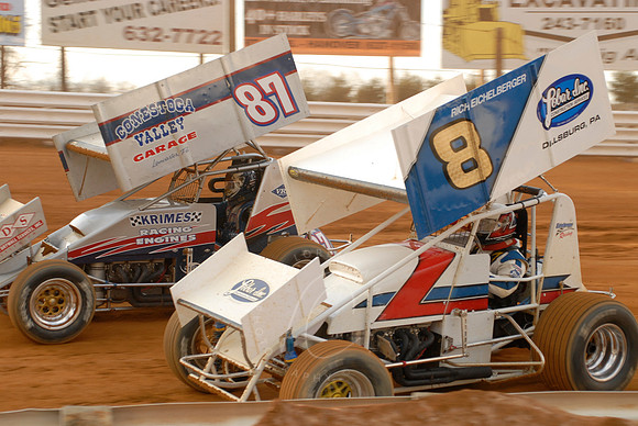 #87 Alan Krimes and #8 Rich Eichelberger