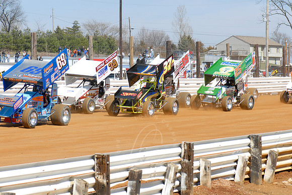 410 Sprint Pace Lap