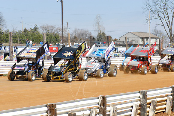 410 Sprint Pace Lap