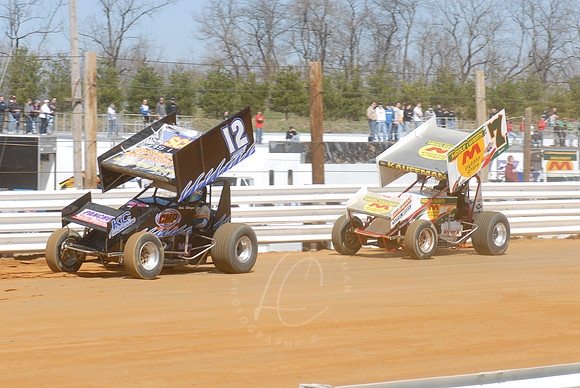 #12 Mike Bittinger and #7 Keith Kauffman