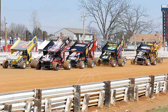 410 Sprint Pace Lap
